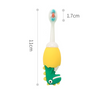 Antibacterial Baby Toothbrush (Soft, Fine Bristles) - Dinosaur / Duck