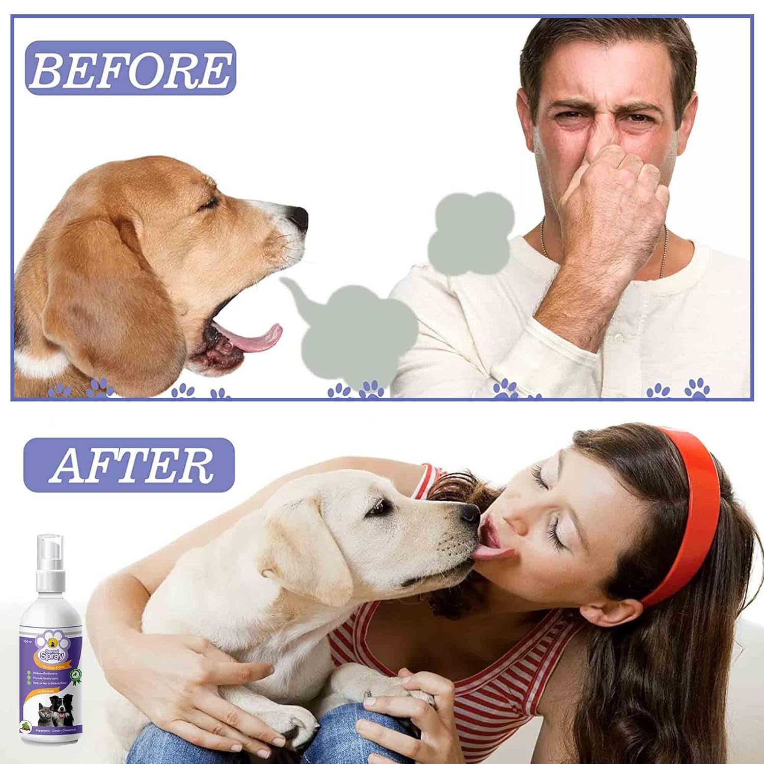 Teeth Cleaning Spray For Dogs & Cats