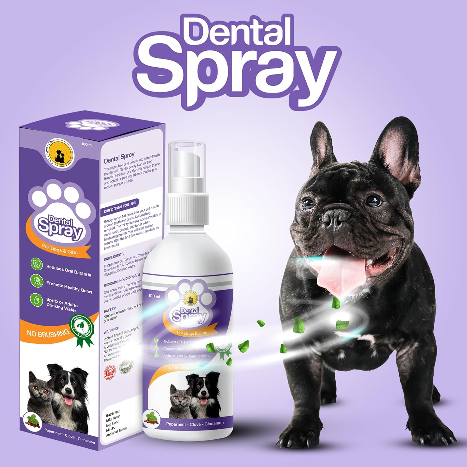 Teeth Cleaning Spray For Dogs & Cats