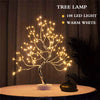 Add a Festive Touch to Your Home with the LED Night Light Mini Christmas Tree: Copper Wire Garland Lamp for Kids Bedroom Decoration and Holiday Lighting!