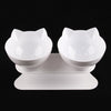 Non-Slip Double Cat Bowl Pet Water Food Feed Dog Bowls Pet Bowl