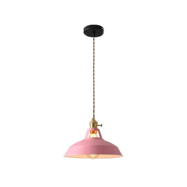 Pendant Light Retro Colorful Lamp