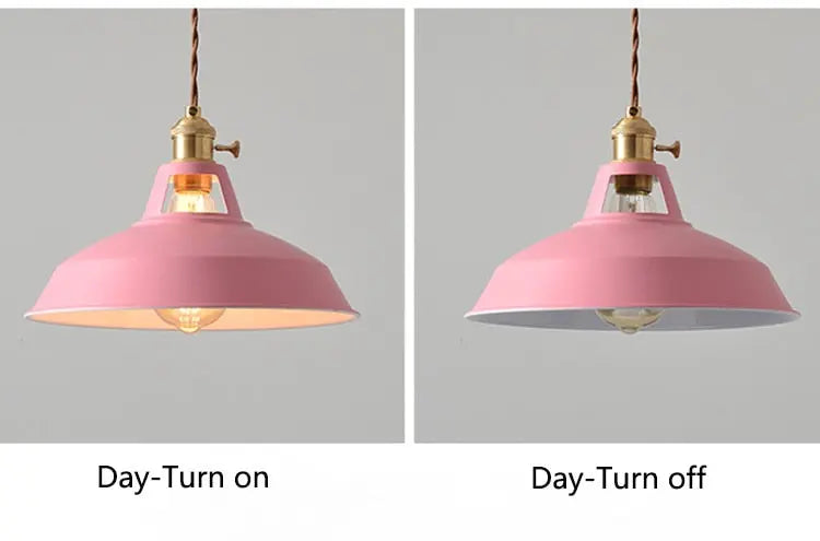 Pendant Light Retro Colorful Lamp