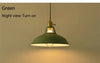 Pendant Light Retro Colorful Lamp