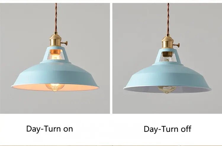 Pendant Light Retro Colorful Lamp