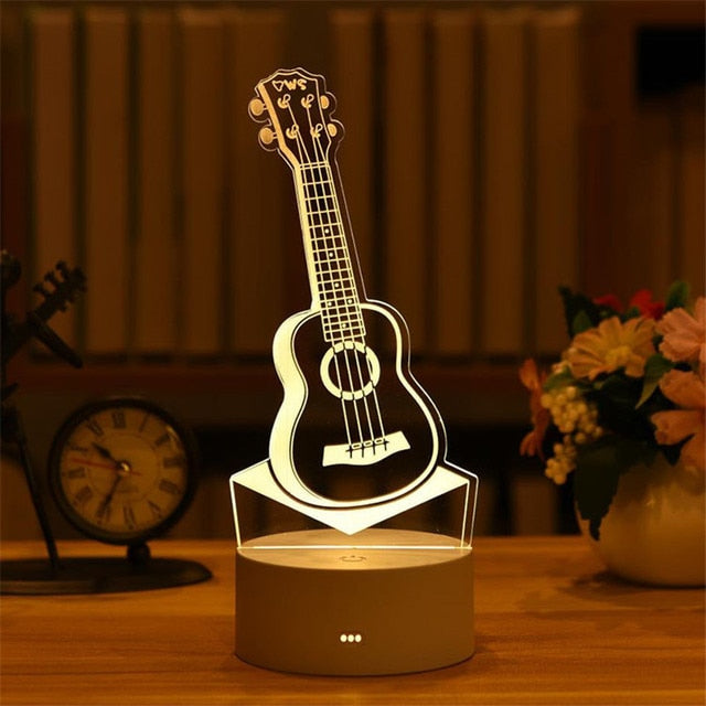 3D Acrylic Led Lamp, Numerous Designs