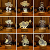 3D Acrylic Led Lamp, Numerous Designs