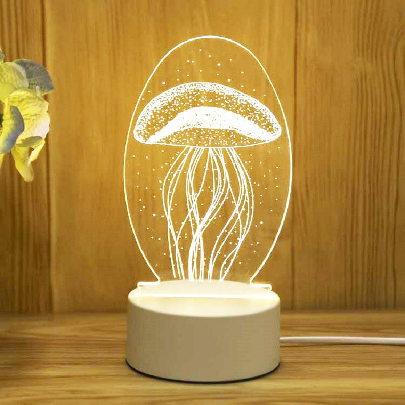 3D Acrylic Led Lamp, Numerous Designs