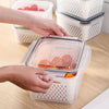 Vegetable and Fruit Refrigerator Storage Container with Drain Basket - Kitchen Pantry Organizer