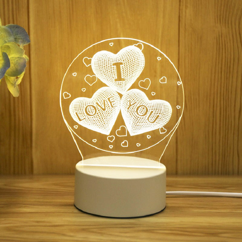 3D Acrylic Led Lamp, Numerous Designs