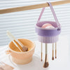 1PCS Silicone Washing Bowl Makeup Brush Cleaning Box