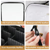 LED Cosmetic Case with Mirror Cosmetic Bag Large Capacity