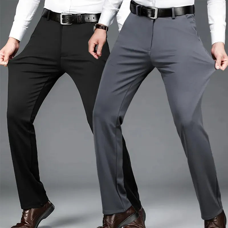 Men's Summer Thin Fashion Business Casual Suit Pants