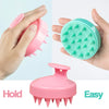 Scalp Massage Shampoo Brush for Hair Care Silicone Bath Brush Shampoo Shower Hair Comb Bath Ball Sponge Body Wash Bathroom Tool