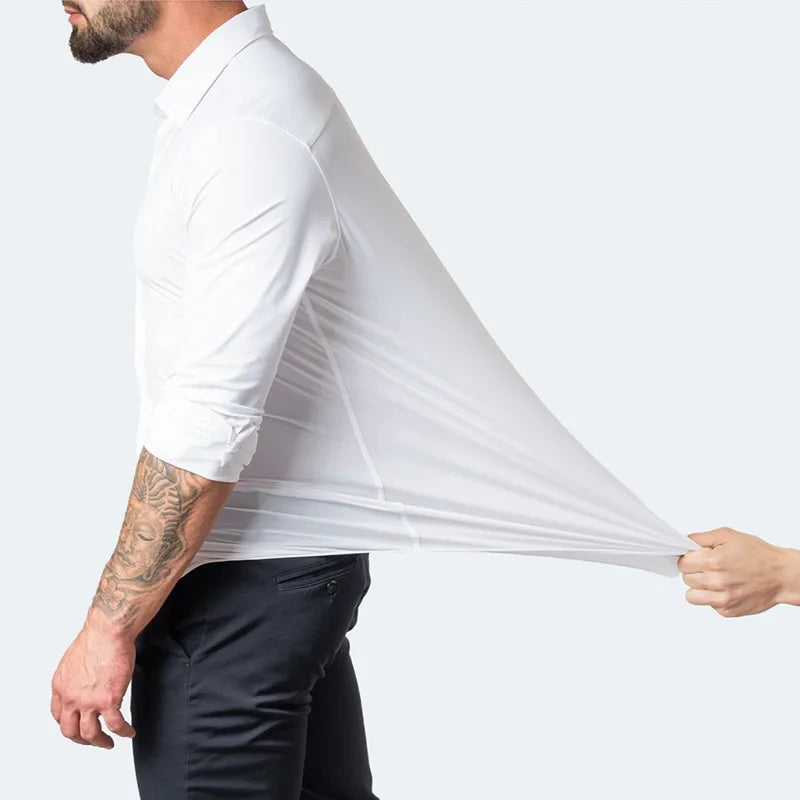 Men's Anti-Wrinkle Stretchable Dress shirt