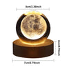 Crystal Ball Night Lights Glowing Planet Galaxy Table Lamp