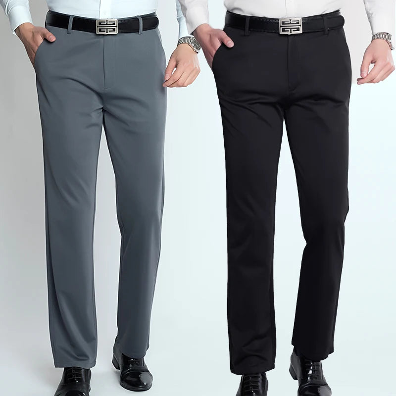 Men's Summer Thin Fashion Business Casual Suit Pants