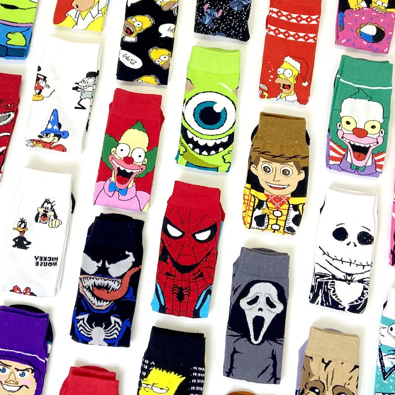 Fashion Anime Men Socks