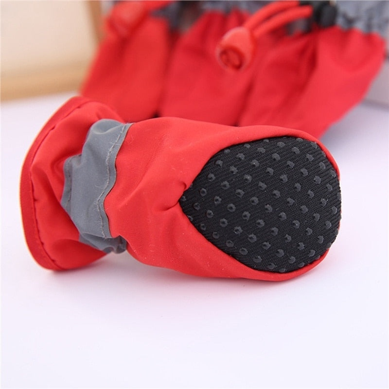 Waterproof Pet Dog Shoes Anti-slip Rain Snow Boot Footwear