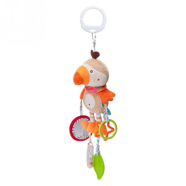 Baby Kids Rattle Toys Cartoon Animal Plush Hand Bell Baby Stroller Crib Hanging Rattles Infant Baby Toys