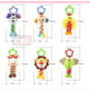 Baby Kids Rattle Toys Cartoon Animal Plush Hand Bell Baby Stroller Crib Hanging Rattles Infant Baby Toys