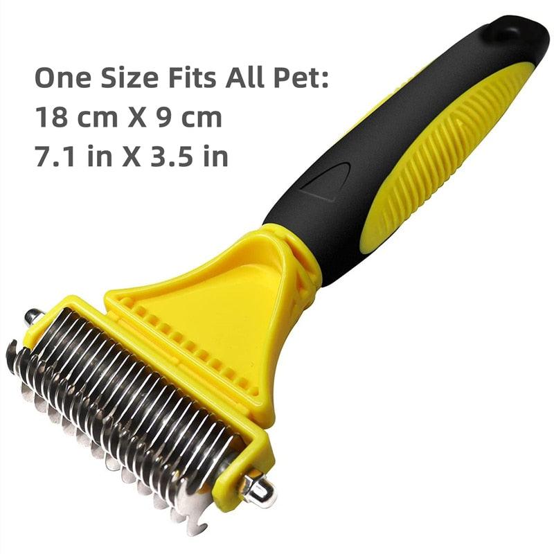 Pumpkin Pet Brush, Self Cleaning Slicker Brush for Shedding Dog Cat Grooming Comb Removes Loose Underlayers and Tangled Hair,