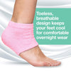 Moisturizing Gel Heel Socks - Fuzzy