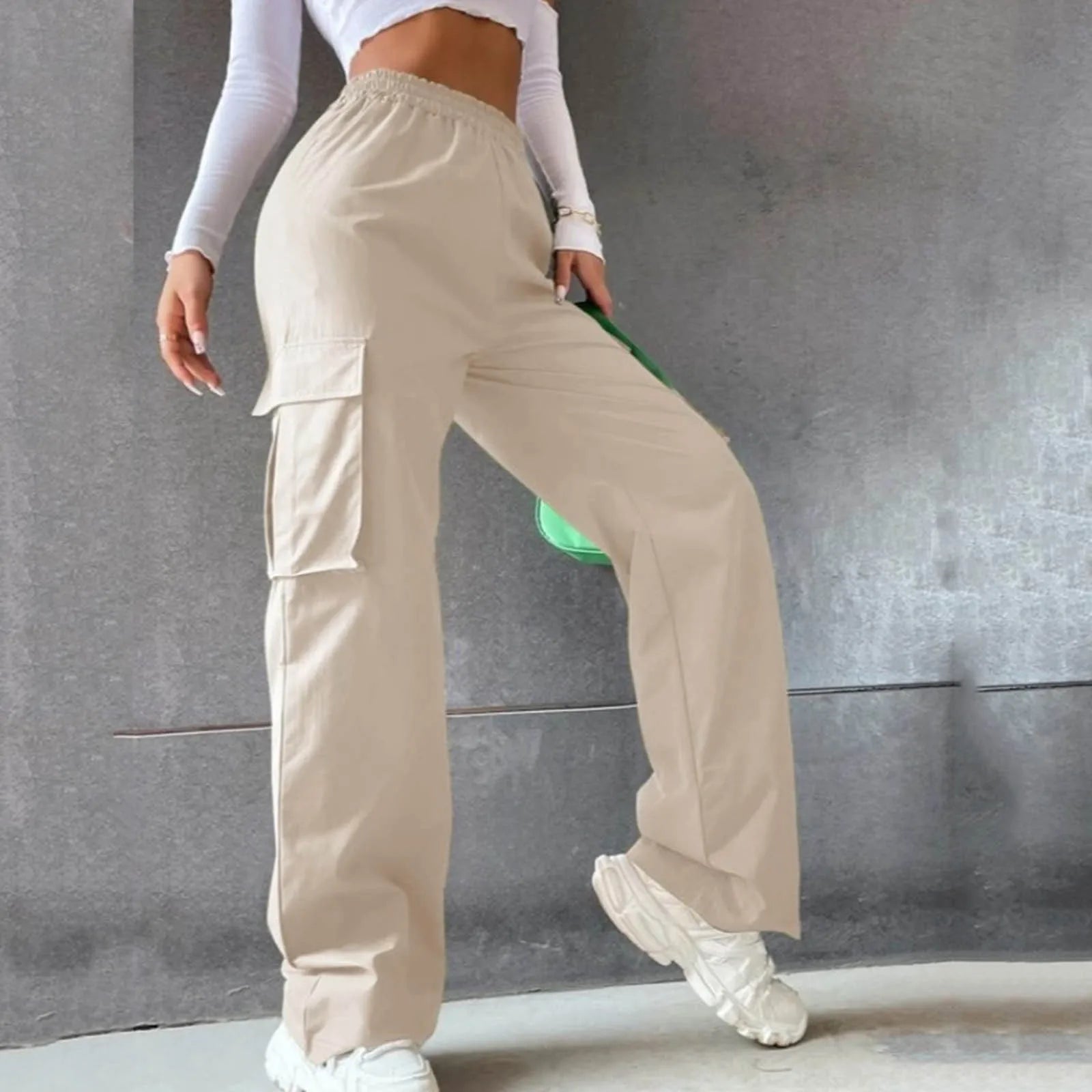 High Waist Cargo Pants